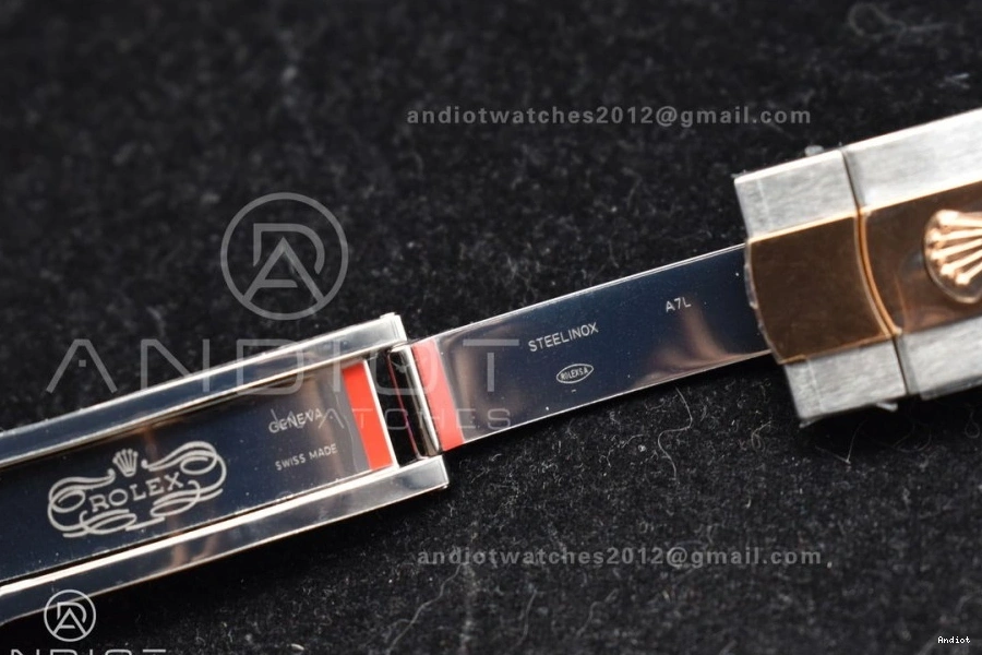 1:1 Best 904L SS Dial Stick Bracelet VR3235 on Steel Clean Edition Brown 41 DateJust RG 126333 Jubilee 0409